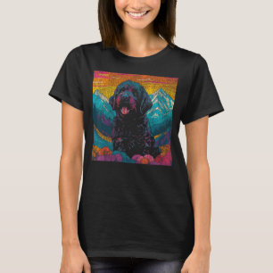 Labradoodle Pop Art Dog Graphic T-Shirt