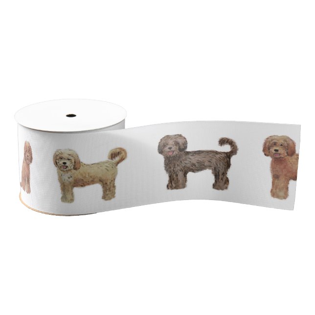 Labradoodle Ribbon Grosgrain Ribbon (Spool)