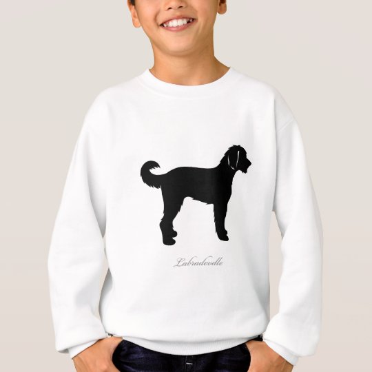Labradoodle silhouette sweatshirt