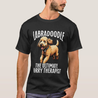Labradoodle The Ultimate Furry Therapist Dog Lover T-Shirt