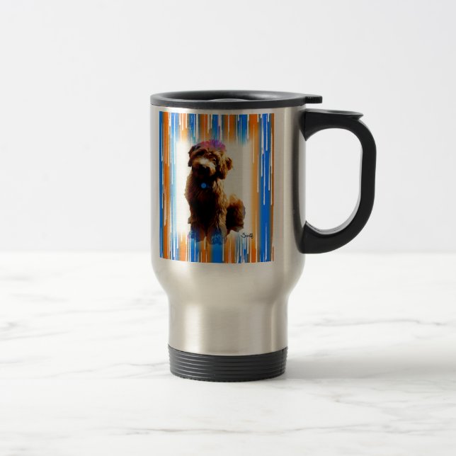 Labradoodle Travel Mug (Right)
