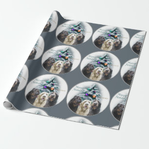 Labradoodle Trio Christmas Wrapping Paper