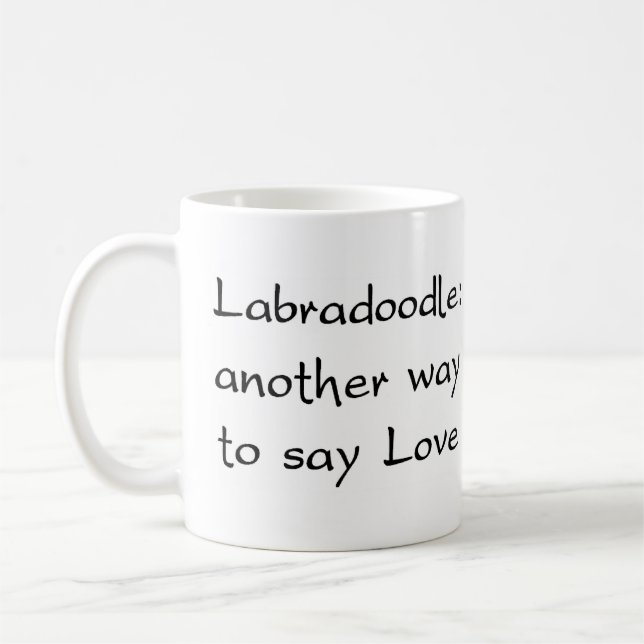 labradoodle way coffee mug (Left)