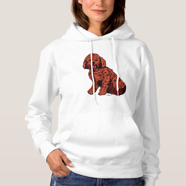 Labradoodle Women's Hooded Sweatshirt (Front)