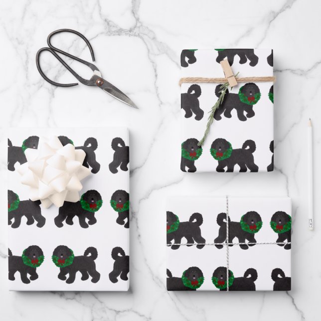 Labradoodle Wrapping Paper (Front)