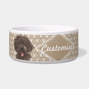 ©LabraDoodleFriends Dog Labradoodle Bowl Beige
