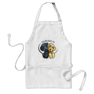 Labradoodles Black Yellow IAAU Standard Apron