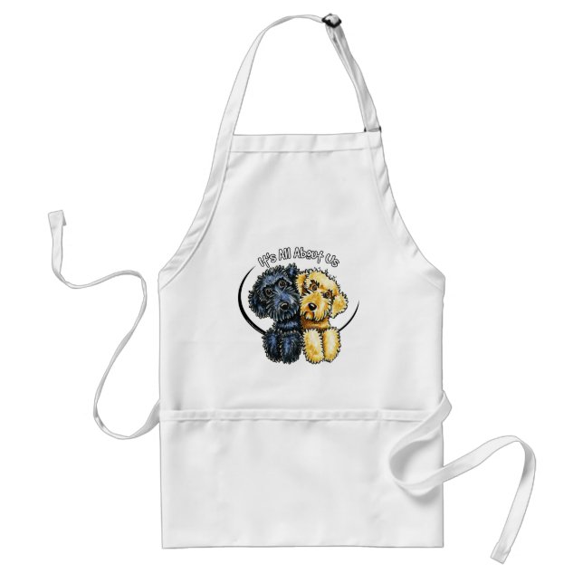 Labradoodles Black Yellow IAAU Standard Apron (Front)