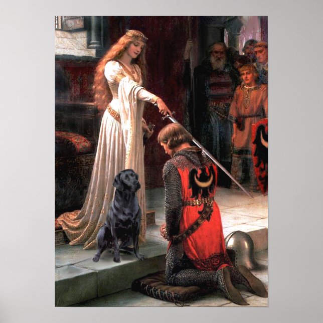 Labrador 4 (black) - The Accolade Poster (Front)