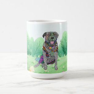 Labrador and Border Collie Mixed Breed Mug