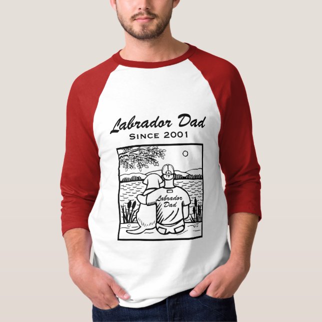 Labrador and Dad T-Shirt (Front)