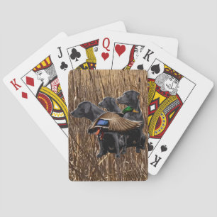 Labrador and Duck Hunting  Playing Cards