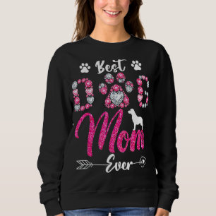 Labrador Best Dog Mum Ever Retro Mum Mother's Day Sweatshirt