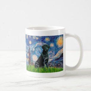 Labrador (black) - Starry Night Coffee Mug