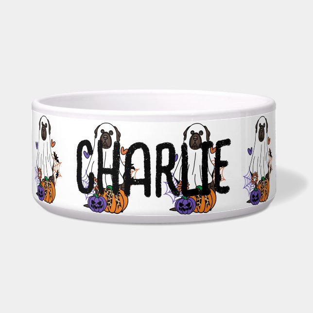 Labrador Brown Halloween Ghost Dog (Front)