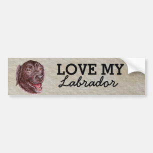 Labrador Bumper Sticker