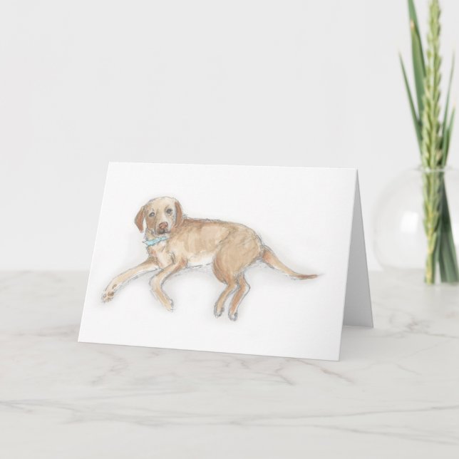 Labrador card (Front)