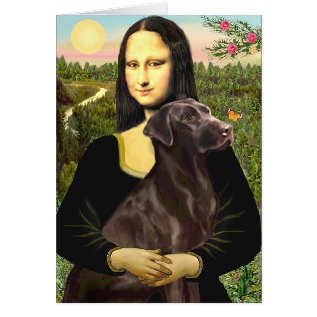 Labrador (Chcolate) - Mona Lisa (Front)