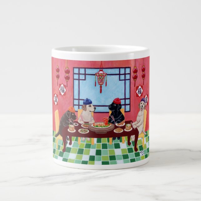 Labrador Chinese Restaurant Large Coffee Mug (Front)
