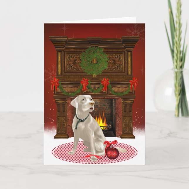 Labrador Christmas Card (Front)