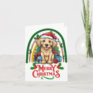 Labrador Christmas Card