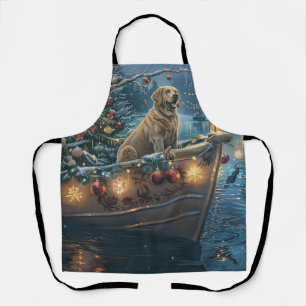 Labrador Christmas Festive Voyage Apron