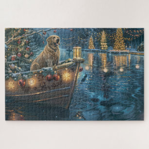 Labrador Christmas Festive Voyage Jigsaw Puzzle