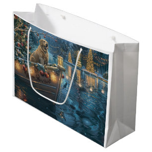 Labrador Christmas Festive Voyage Large Gift Bag