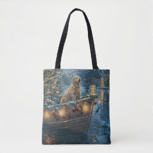 Labrador Christmas Festive Voyage Tote Bag