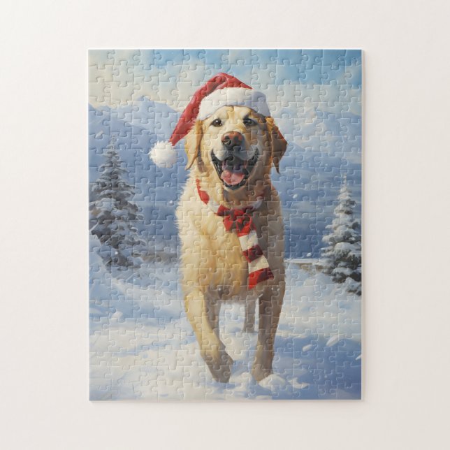 Labrador Christmas Jigsaw Puzzle (Vertical)