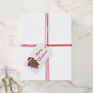 Labrador Christmas Winter Cute Dogs Holiday Gift Tags