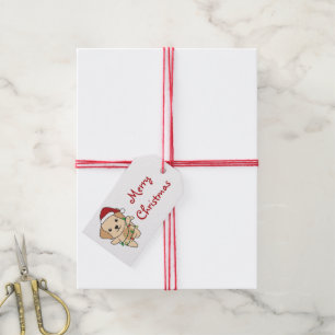 Labrador Christmas Winter Cute Dogs Holiday Gift Tags