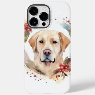 Labrador Christmas Wreath Festive Pup  Case-Mate iPhone 14 Pro Max Case
