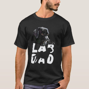 Labrador Dad Black Retriever Dog The Lab Father Da T-Shirt