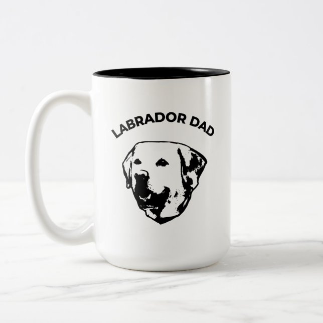 Labrador Dad Coffee Mug (Left)
