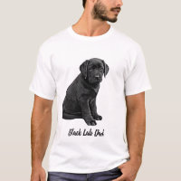 Labrador Dad- Father's Day Cute Dog- Black Lab Dad