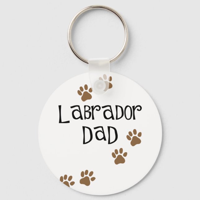 Labrador Dad Key Ring (Front)