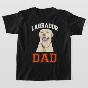 Labrador Dad Retriever Yellow Labrador Dog Lover T-Shirt