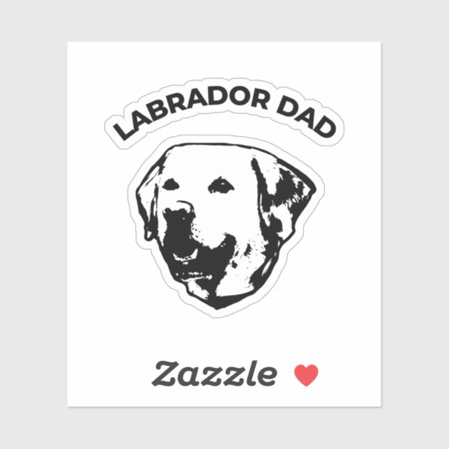 Labrador Dad Sticker (Sheet)