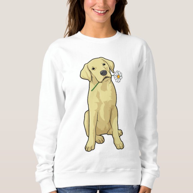 Labrador Daisy Sweatshirt (Front)