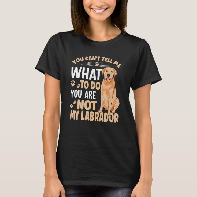 Labrador Dog Apparel For Lab Owner  4 T-Shirt (Front)