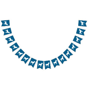 Labrador Dog Baby Shower Blue Boy Lab Bunting