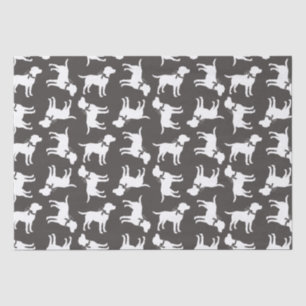 Labrador Dog Baby Shower Lab Grey Gender Neutral Tissue Paper