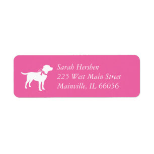 Labrador Dog Baby Shower Pink Girl Lab