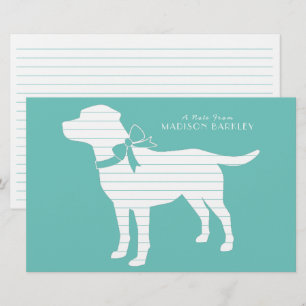 Labrador Dog Black Lab Puppy Stationery
