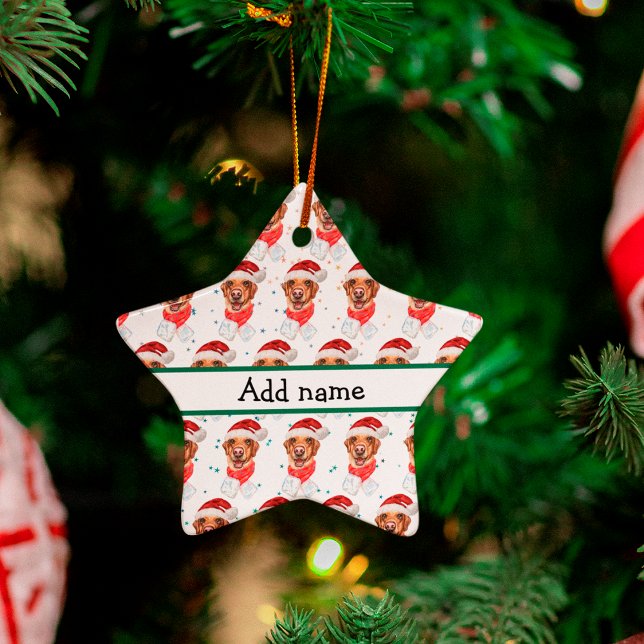 Labrador Dog Breed Christmas Ceramic Tree Decoration (Creator Uploaded)