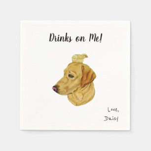 Labrador Dog Cocktail Napkins