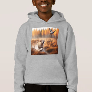 Labrador/dog in the autumn duck hunt