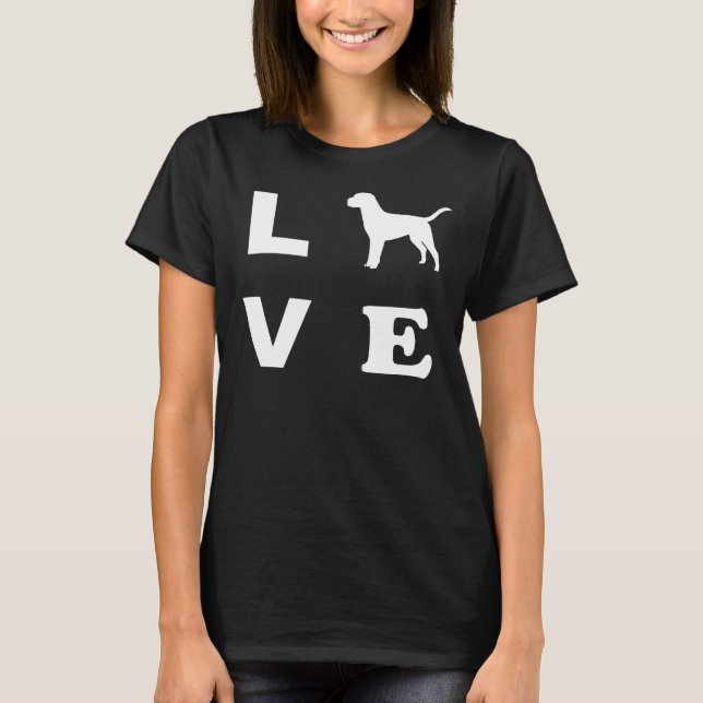 Labrador Dog Love T-Shirt (Front)
