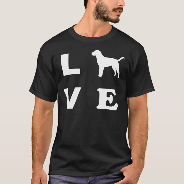 Labrador Dog Love T-Shirt (Front)
